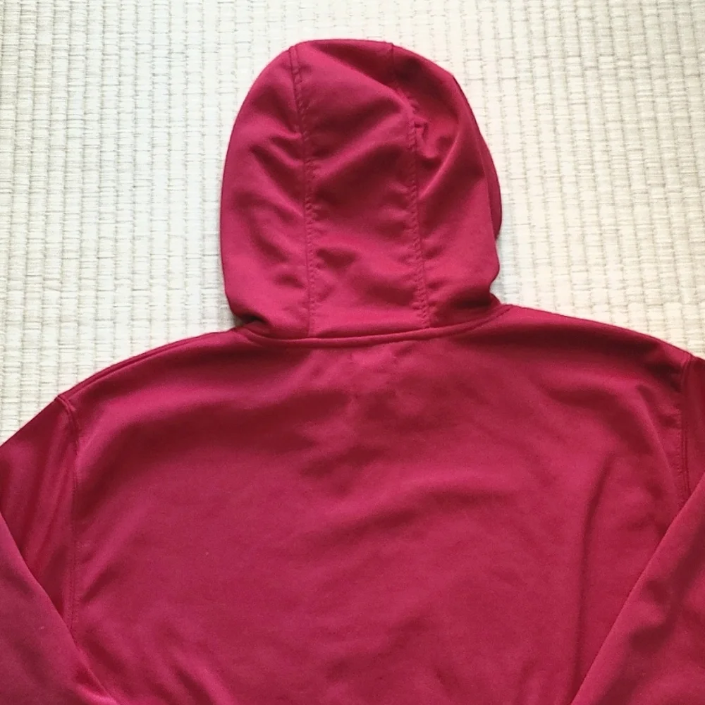 DC star pullover hoodie in red Size L - Picture 9 of 11